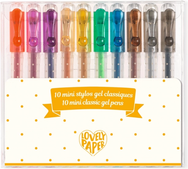 DJECO Set 10 mini gel svinčnikov