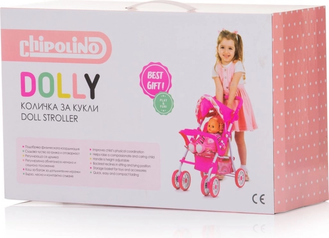 Chipolino sport stroller for dolls Dolly multicolor