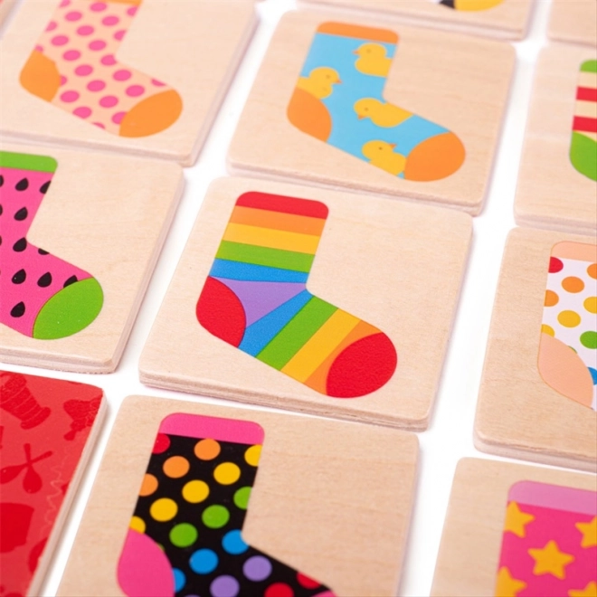 Bigjigs Toys Memory Match Game with Socks