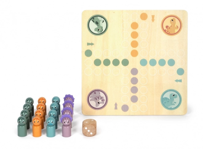 Small Foot Dinosaur Themed Ludo Board Game