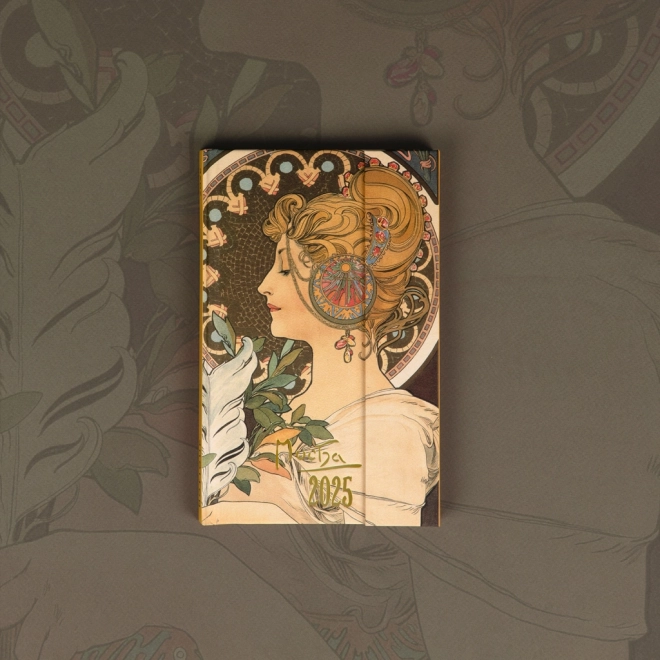 Weekly Magnetic Planner Alfons Mucha 2025