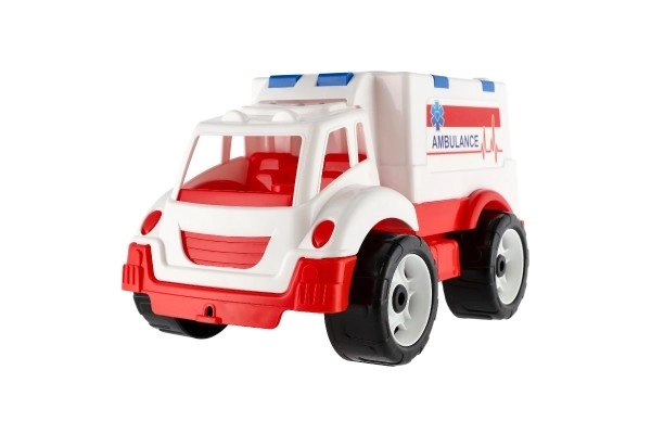 Toy Ambulance with Free-Running Wheels