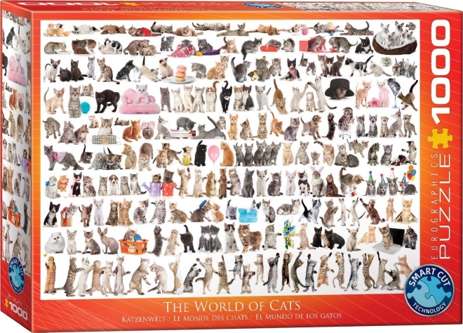 Eurographics Puzzle World of Cats 1000 Pieces