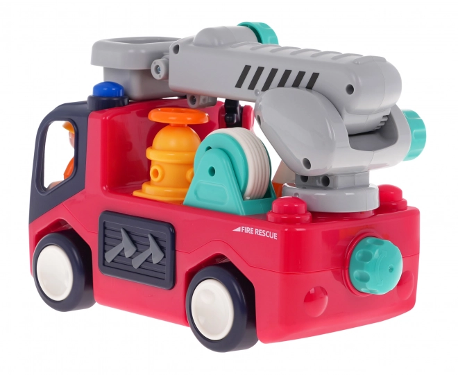 Interactive Fire Truck with Lights and Sounds for Kids