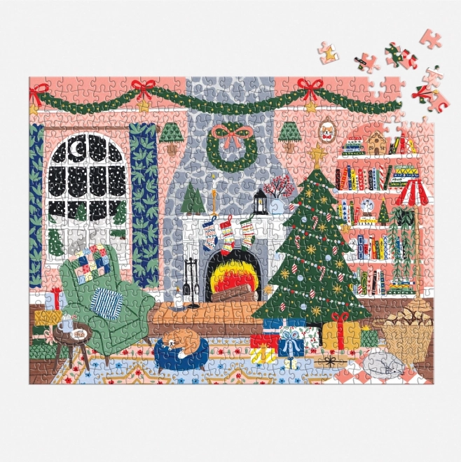 Galison Christmas Home Advent Calendar Puzzle