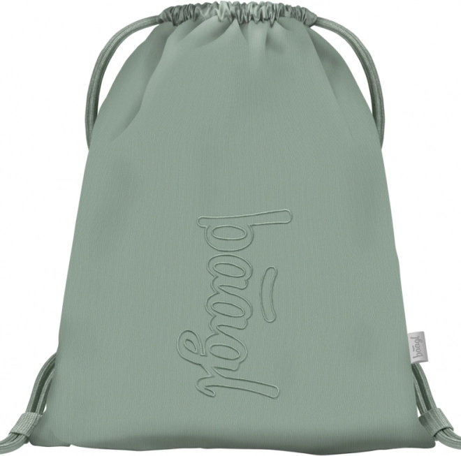 Set für Schüler BAAGL Skate Max Menthol: Rucksack, Federmäppchen, Beutel
