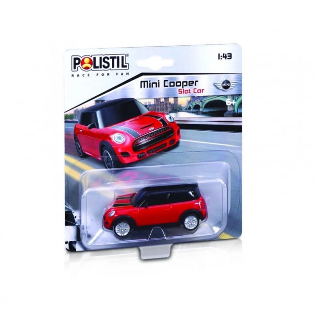 Polistil Mini Cooper Slot Car 1:43 Red