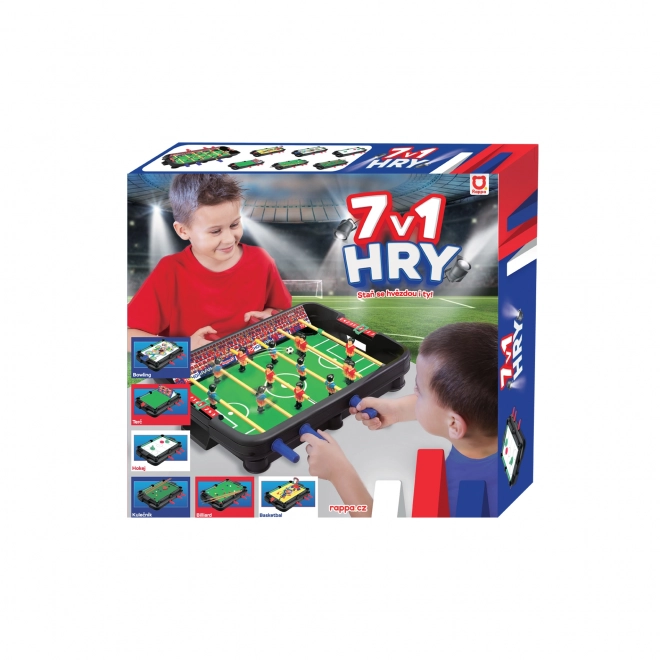 7-in-1 Game Set in Czech Packaging