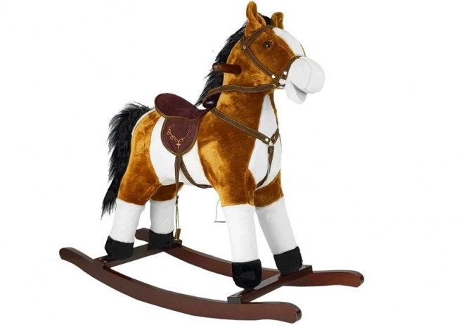 Rocking Horse Light Brown with Movement and Sound