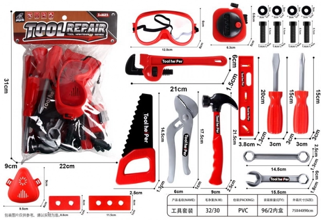 Red Tool Set