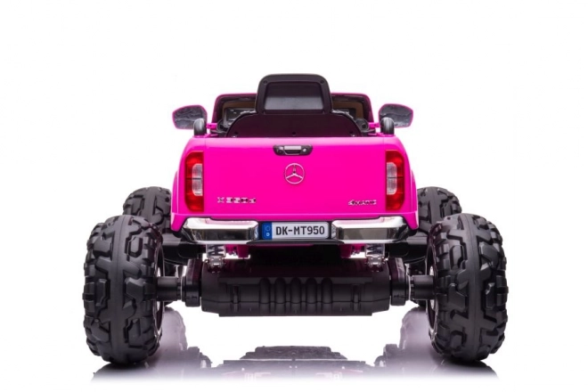 Mercedes Battery Operated Car Barbie Pink