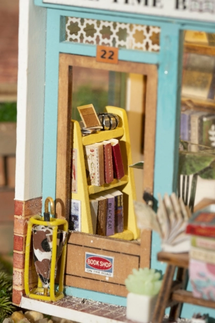 Miniature Dollhouse Bookstore Free Time