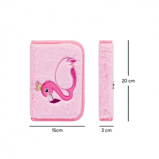 Baagl Flamingo School Pencil Case