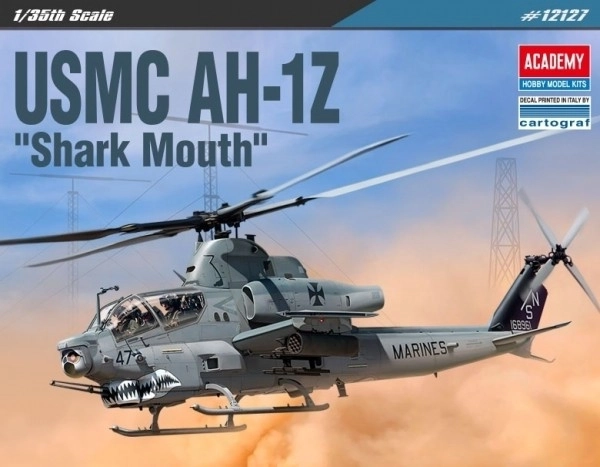 Usmc AH-1Z Shark Mouth Model Kit