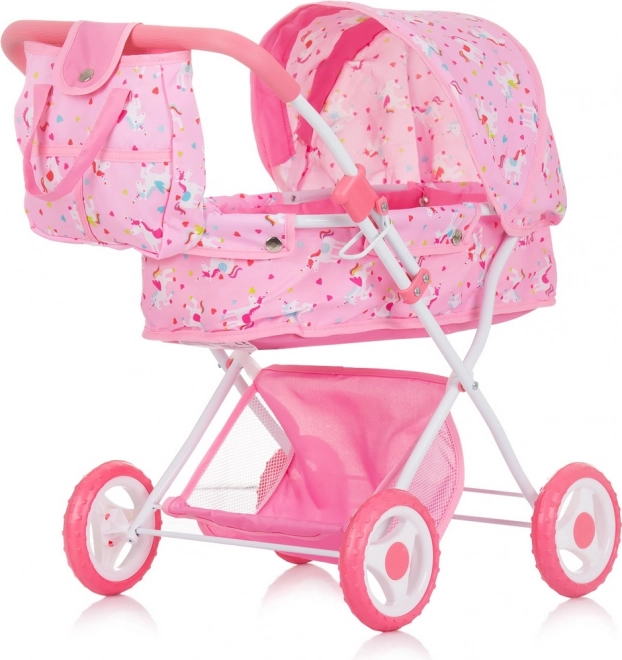 Chipolino Doll Stroller Dora Unicorn