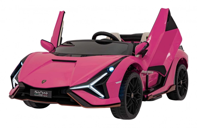 Ružové vozidlo Lamborghini Sian – Ružové