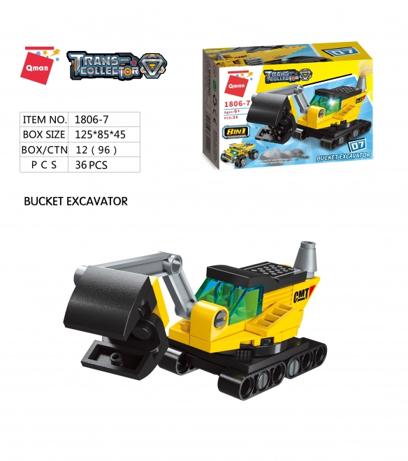 Qman Heavy Transporter Mini Construction Set