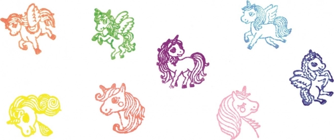 Wooden Unicorn Stamps