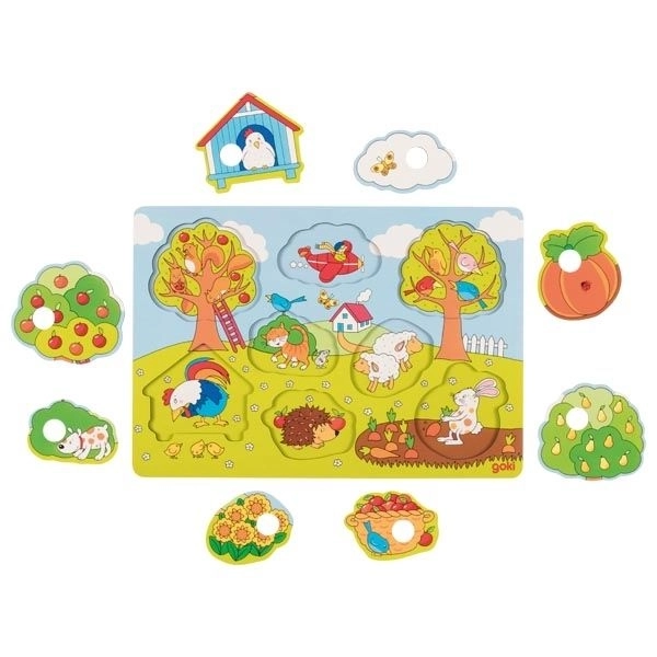 Wooden Garden Insert Puzzle