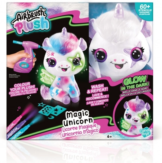 Studio Airbrush – Unicorno Magico che si Illumina al Buio