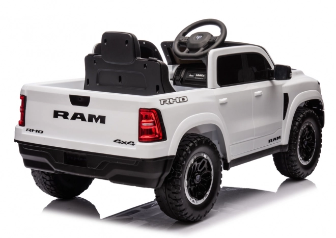 Electric Ride-On Dodge Ram White