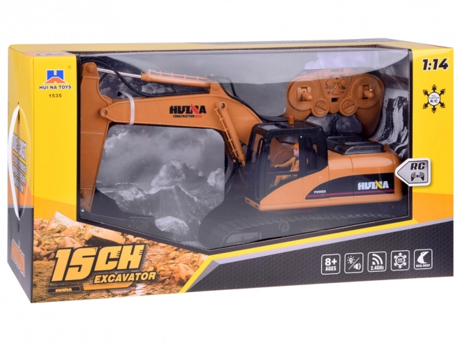 Remote Controlled Construction Digger for Kids