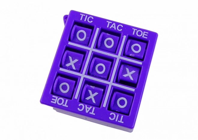 Tic Tac Toe Travel Game Purple