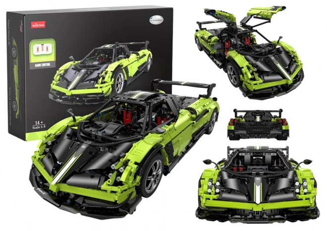 construction set RC car pagani huyara BC green