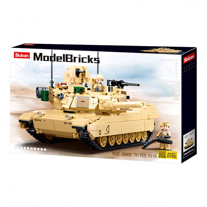 Sluban Battle Tank M1A2 Abrams Model Bricks