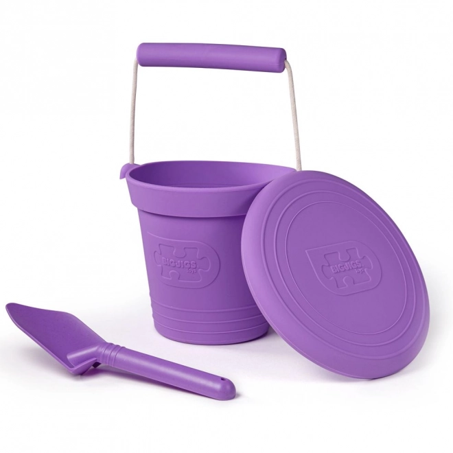 Bigjigs Toys Beach Bucket Purple