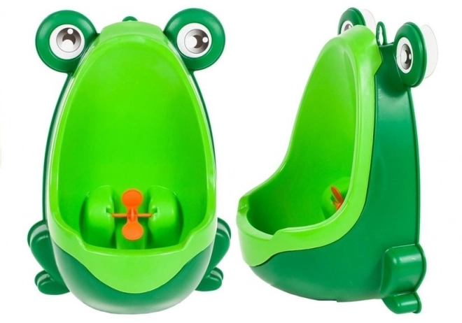 Mini Frog Urinal with Suction Cups for Boys