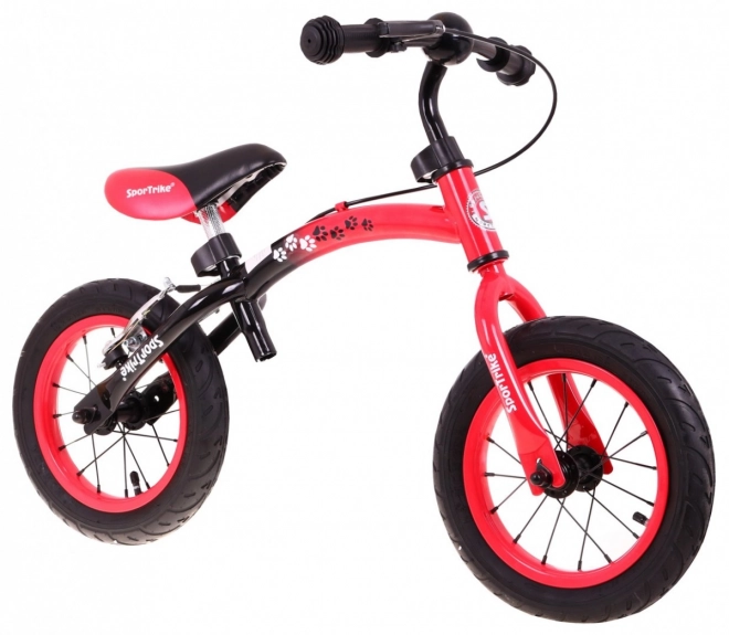 Children's Balance Bike Boomerang SporTrike Red