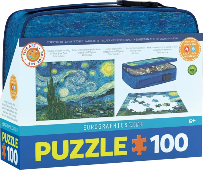 Eurographics Starry Night Puzzle and Lunch Box