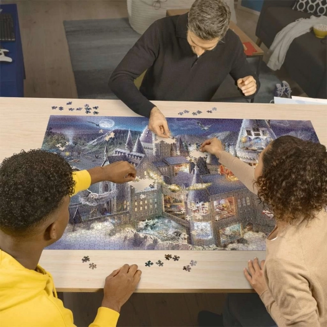 Puzzle RAVENSBURGER Harry Potter: Rokfortský hrad 3000 dielikov