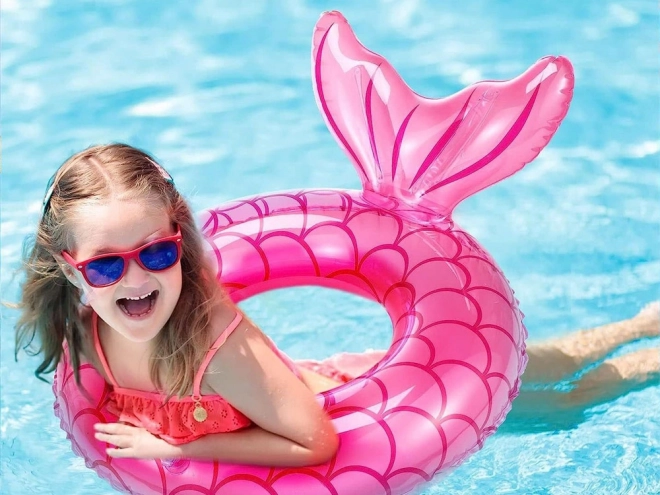 Inflatable Kid's Swim Ring with Fin