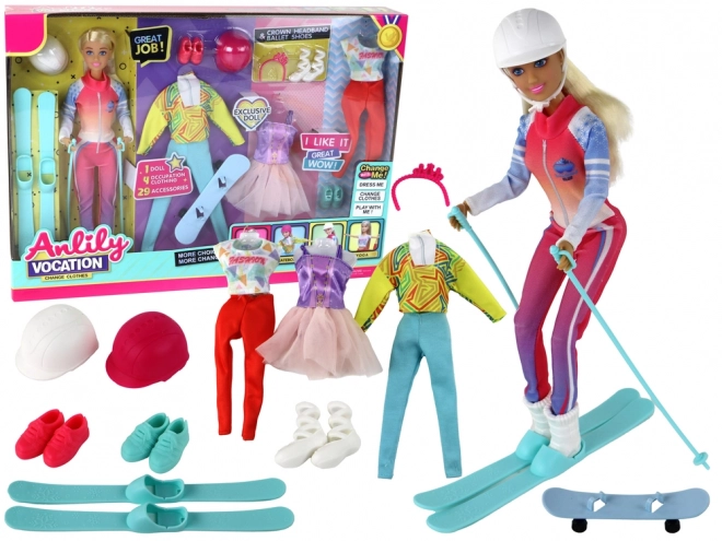 Anlily Sports Adventure Doll Set