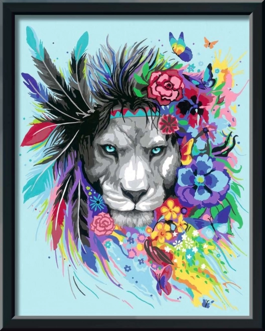 Boho Lion Art by CreArt