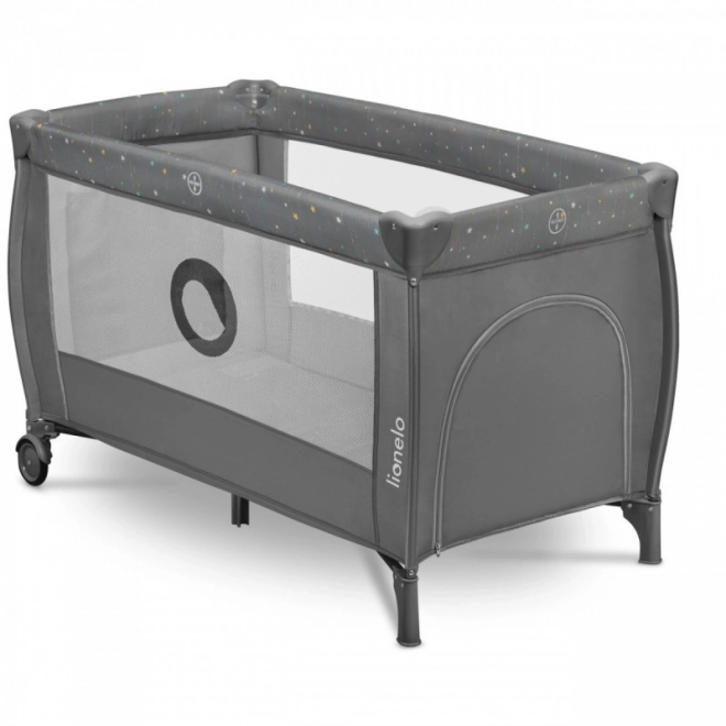 Travel Cot Lionelo Stefi Plus Gray Multicolor