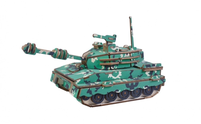 Woodcraft Wooden 3D Puzzle Medium Tank