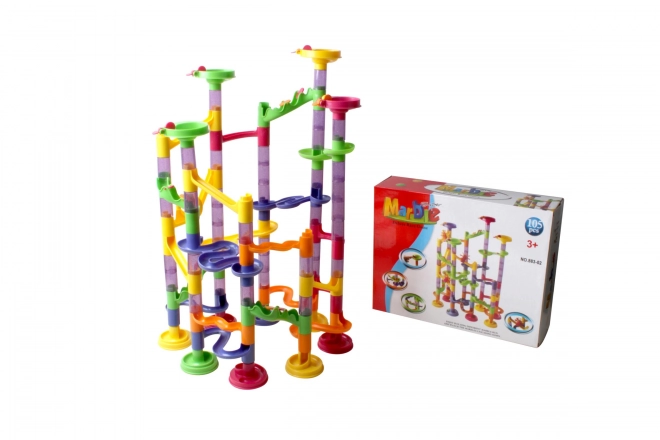 Colorful Marble Run Set for Kids 3+