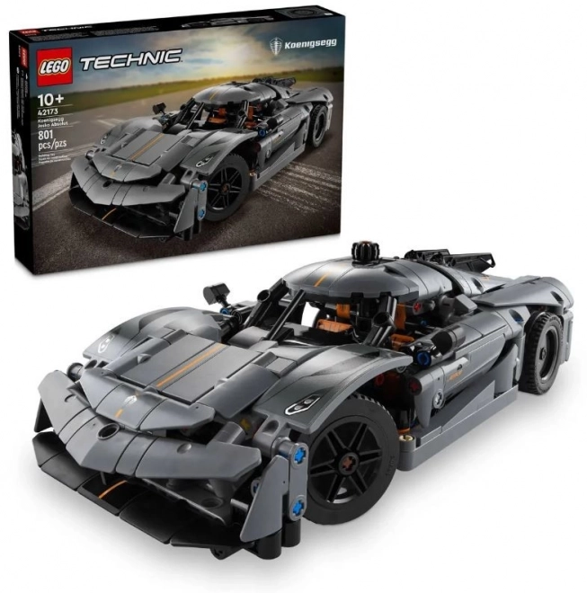 Gray Hypercar LEGO Technic Koenigsegg Jesko Absolut