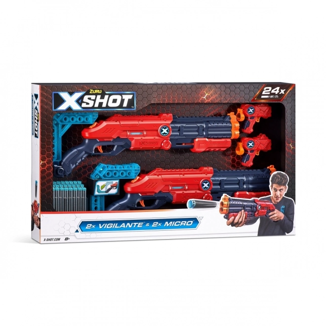 X-Shot Excel Double Vigilante Blaster Set