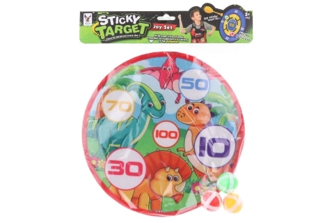 Dinosaur Velcro Dartboard with 3 Balls