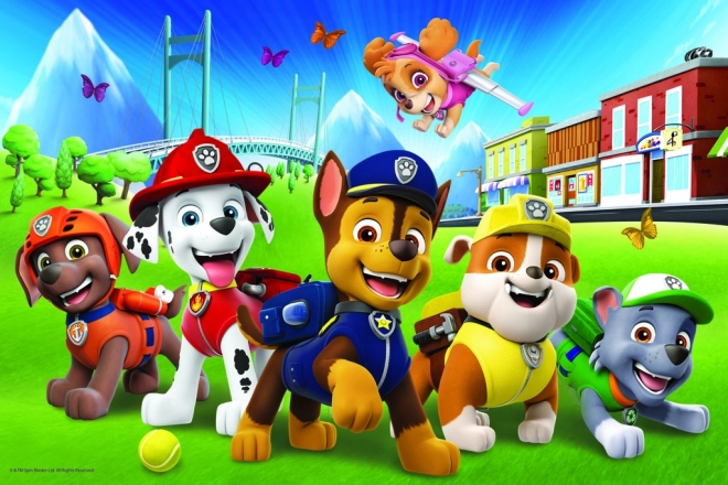 Puzzle with 60 Pieces Paw Patrol Meadow Scene