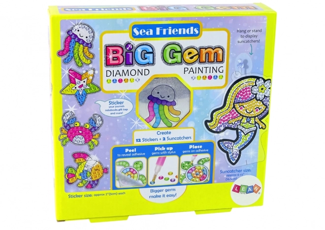 Diamond Craft Marine Animals Sticker Set