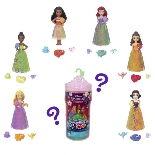 Color Reveal Royal Mini Doll with Flowers