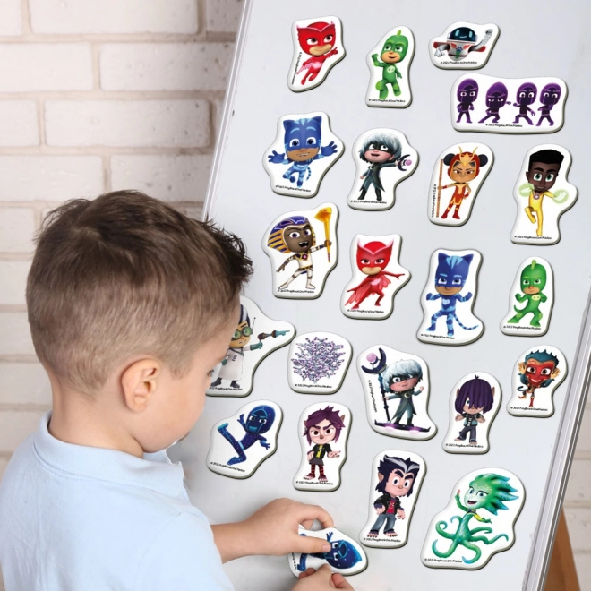 Colorful Magnet Set with PJ Masks Characters