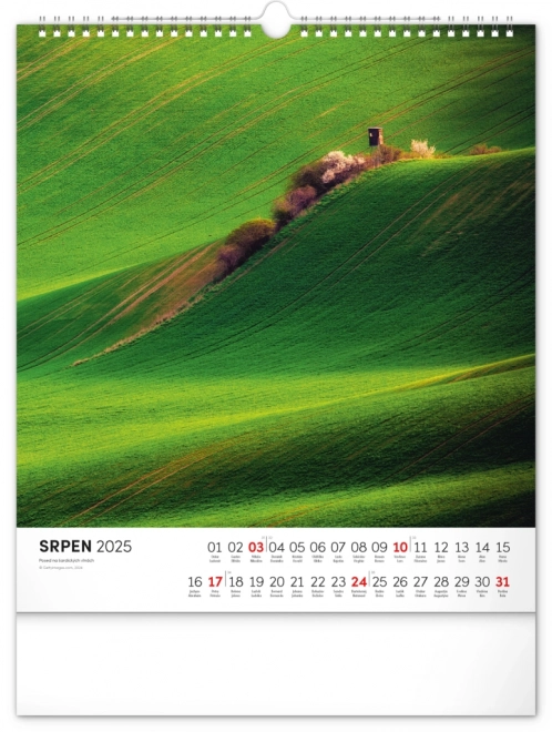 Notique Wall Calendar Moravian Tuscany Charm 2025