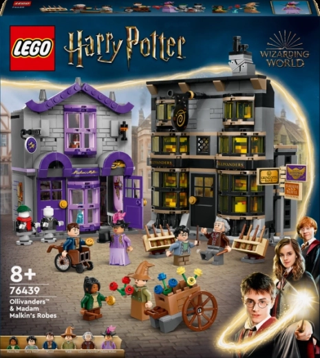 lego harry potter – obchody ollivandera a madame malkin (diagonální ulice)
