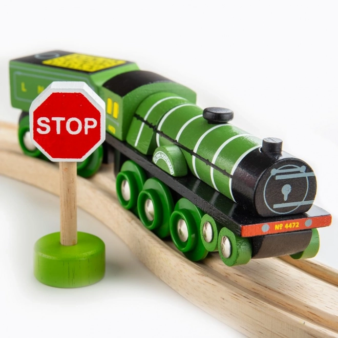 Bigjigs Rail Wooden Replica Locomotive Flying Scotsman